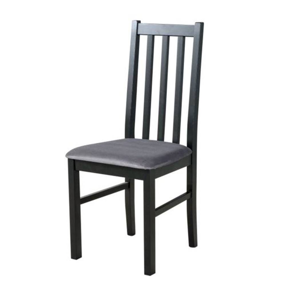 Sconto Jedálenská stolička BOLS 10 čierna/antracitová, značky Sconto