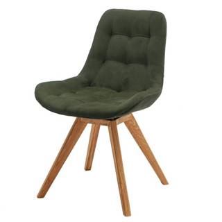Jedálenská stolička BELFAST dub/olivová