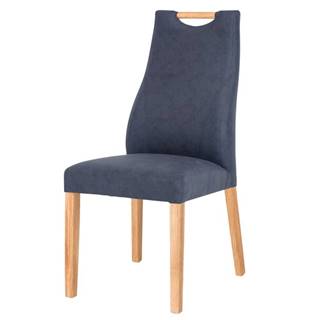 Jedálenská stolička NAILA dub olejovaný/modrá