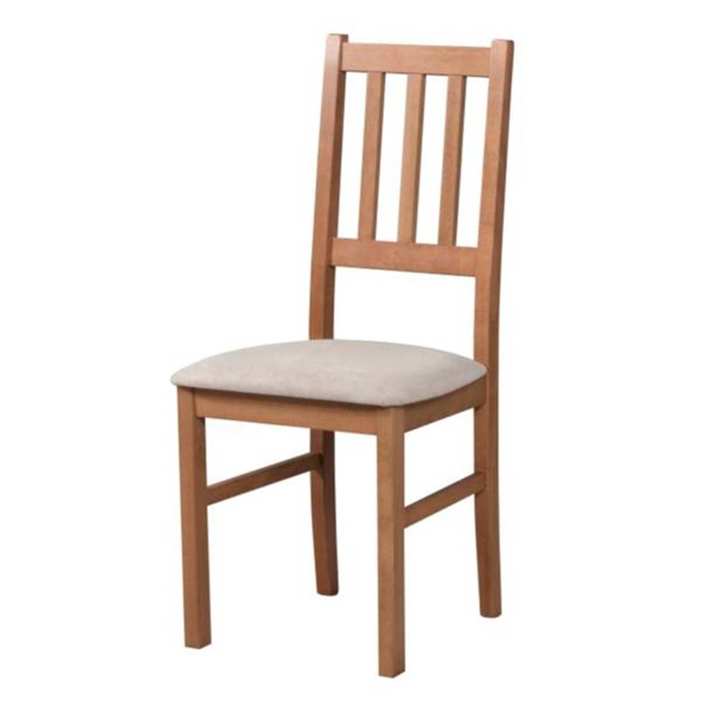 Sconto Jedálenská stolička BOLS 4 dub stirling/béžová, značky Sconto