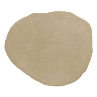 Leitmotiv Béžový vlnený koberec 131x145 cm - , značky Leitmotiv