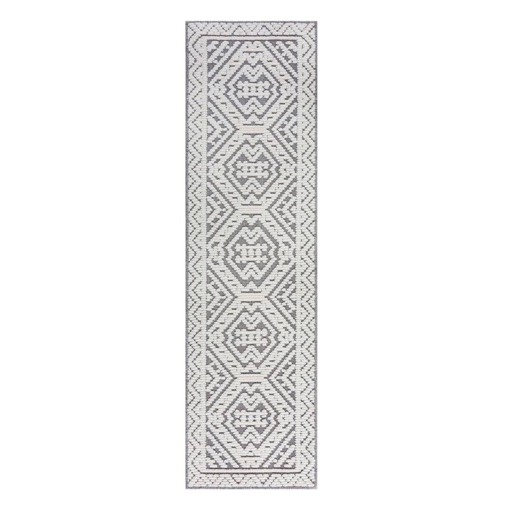 Flair Rugs Sivý prateľný koberec behúň 60x218 cm Verve Jaipur – , značky Flair Rugs
