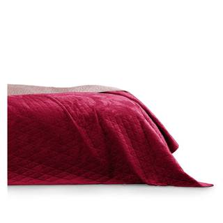 AmeliaHome Červený pléd cez posteľ  Laila Ruby Red, 220 x 240 cm, značky AmeliaHome