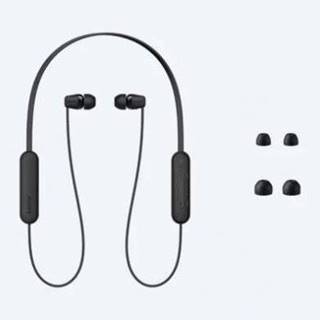 Sony WI-C100, bezdrátová sluchátka do uší, černá