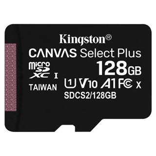 microSDXC 128GB Kingston Canvas Select + w/a