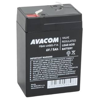 Avacom  batéria 6V, 4,5Ah, PBAV-6V005-F1A, značky Avacom