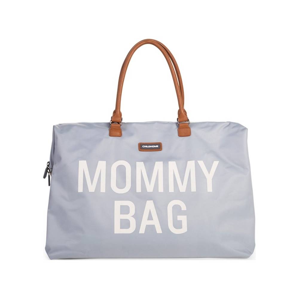 CHILDHOME  Prebaľovacia taška Mommy Bag Big Grey Off White, značky CHILDHOME
