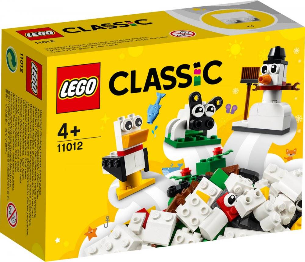LEGO  CLASSIC BIELE KREATIVNE KOCKY /11012/, značky LEGO
