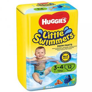HUGGIES  Little Swimmers Plienky do vody jednorazové 3-4 (7-15 kg) 12 ks, značky HUGGIES