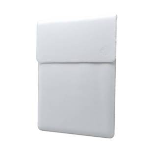 Kožené puzdro na notebook Clear biele MacBook Pro 16 (2019,2020)