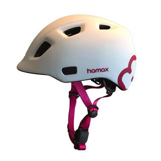 HAMAX Cyklohelma Thundercap White/Pink 47-52