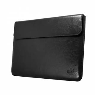 Kožené puzdro na notebook Whiskey Aroma čierne MacBook Pro 14