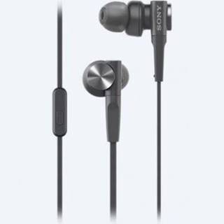 Sony MDR-XB55AP, sluchátka do uší Extra Bass s ovladačem na kabelu, černá