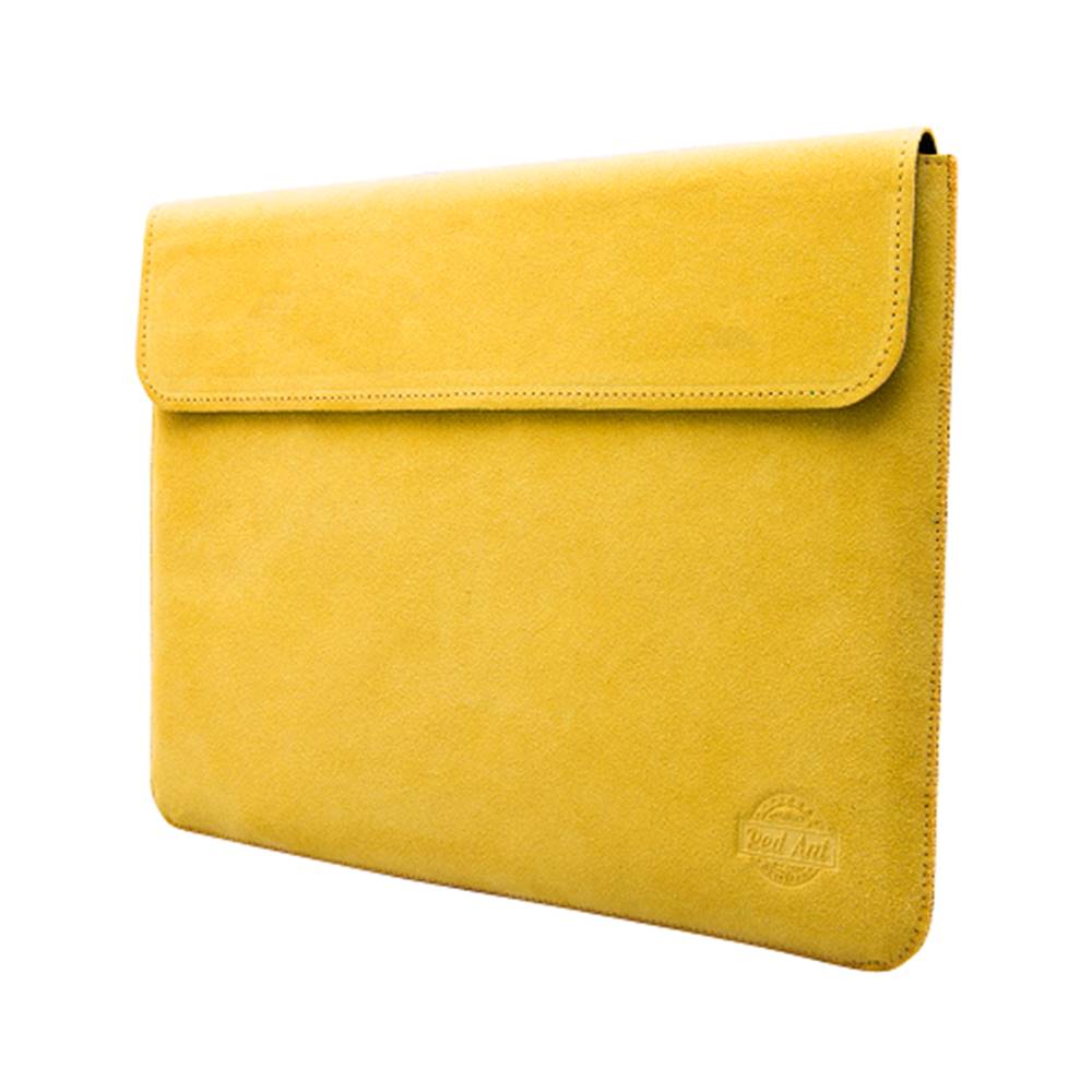 HP Puzdro na notebook z brúsenej kože Spring žlté s klopou MacBook Pro 14, značky HP