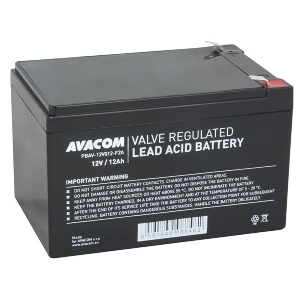 Avacom  batéria 12V, 12Ah, PBAV-12V012-F2A, značky Avacom