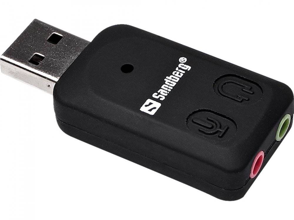 Sandberg  externí zvuková karta USB-Sound Link, značky Sandberg