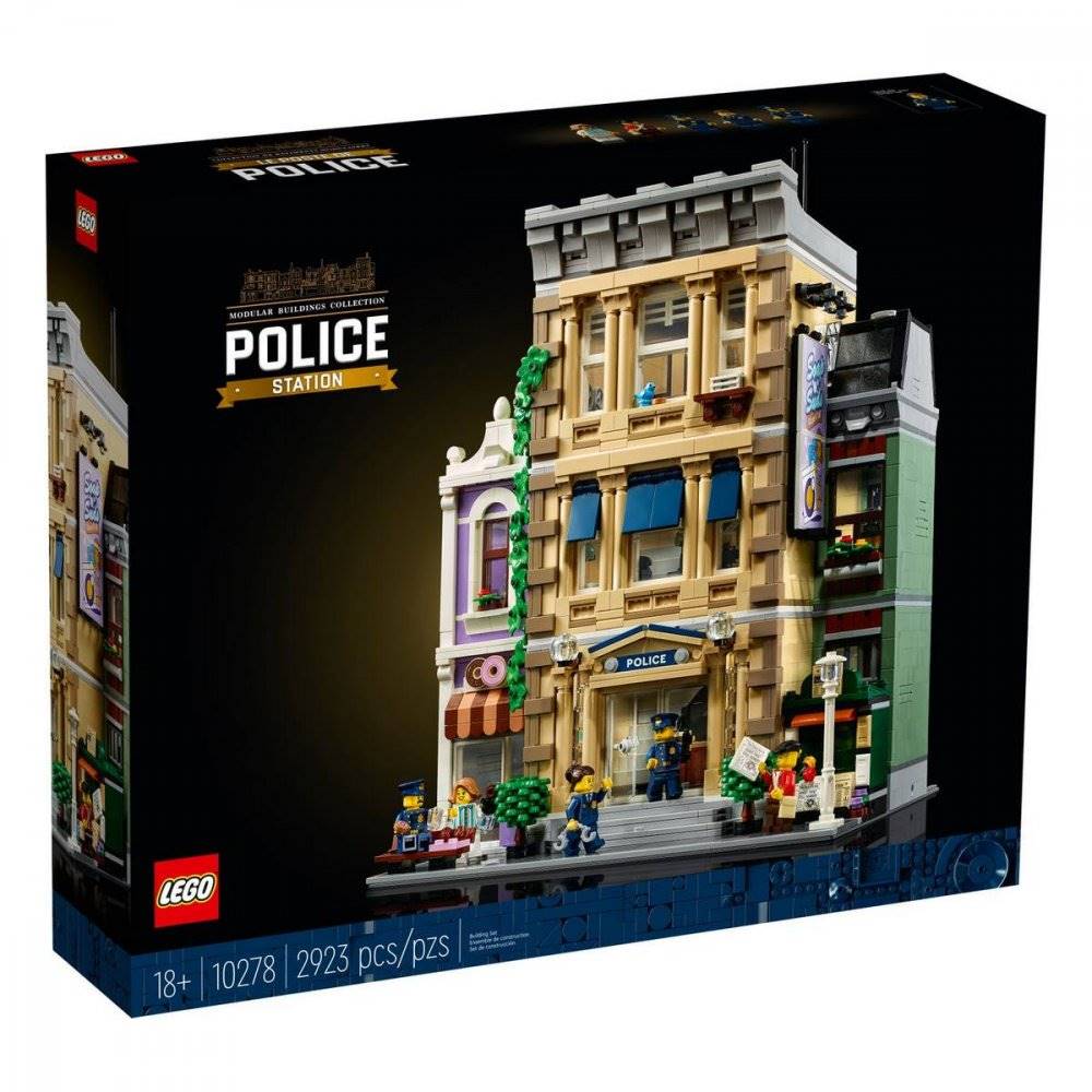 LEGO  ICONS POLICAJNA STANICA /10278/, značky LEGO