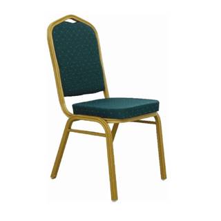 Kondela KONDELA Stohovateľná stolička, zelená/matný zlatý rám, ZINA 2 NEW, značky Kondela