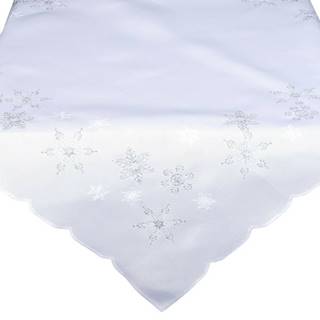 4Home Forbyt Vianočný obrus Hviezdičky biela, 35 x 35 cm, značky 4Home