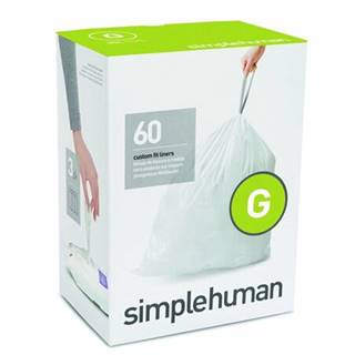Simplehuman Vrecia do odpadkového koša 30 L,  typ G zaťahovacie, 3 x 20 ks (60 vriec), značky Simplehuman