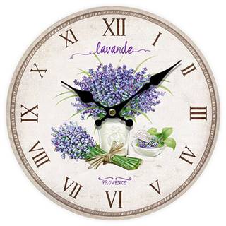 Bellatex Nástenné hodiny Lavande Provence, pr. 34 cm, značky Bellatex