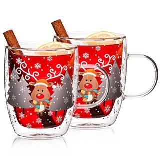 4Home  Termo pohár Mug Reindeer Hot&Cool 270 ml, 2 ks, značky 4Home