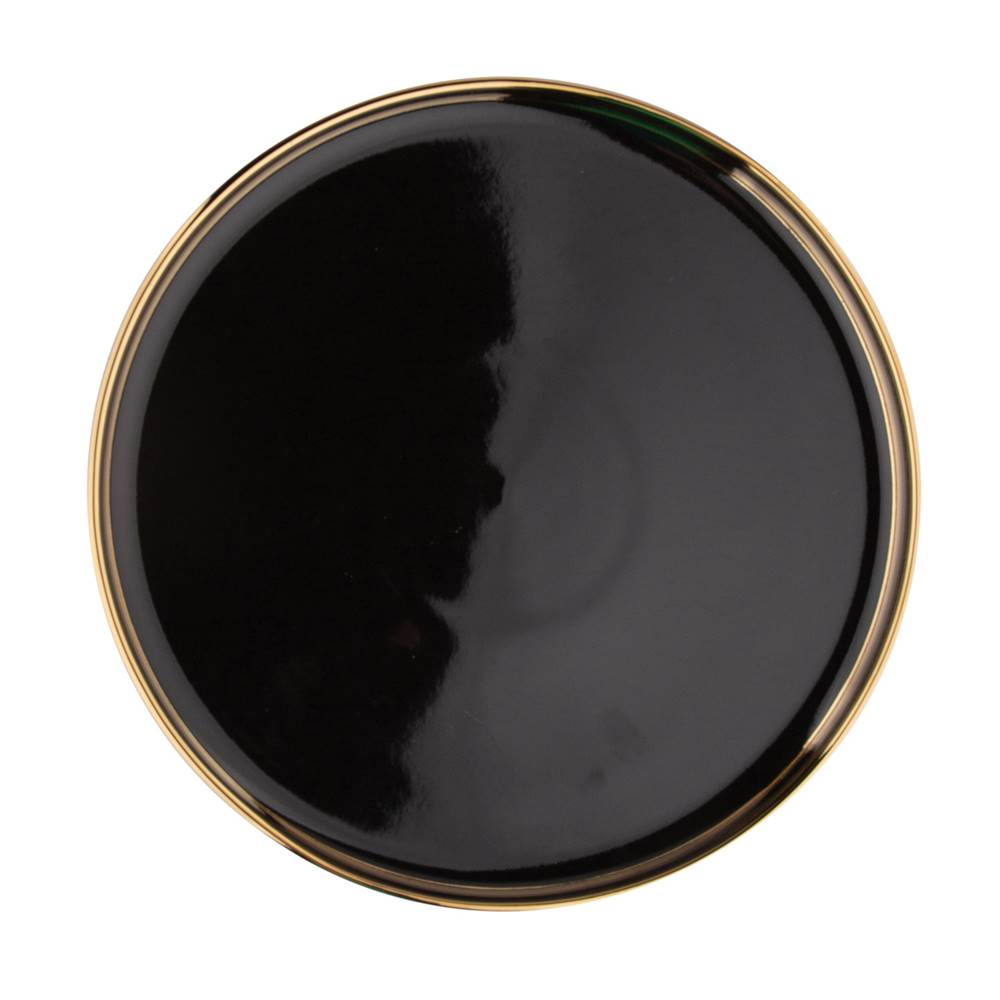 Altom  Porcelánový dezertný tanier Palazzo 21 cm, čierna, značky Altom