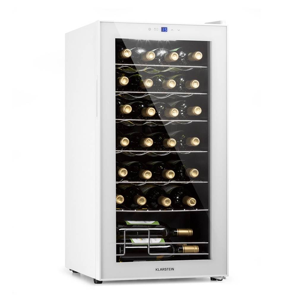 Klarstein  Shiraz 28 Uno, chladnička na víno, 74l , 28fl, dotykový ovládací panel, 5-18°C, značky Klarstein