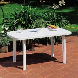 Kinekus Stôl plastový, FARO, rozmery 137x85x72cm, biely, značky Kinekus