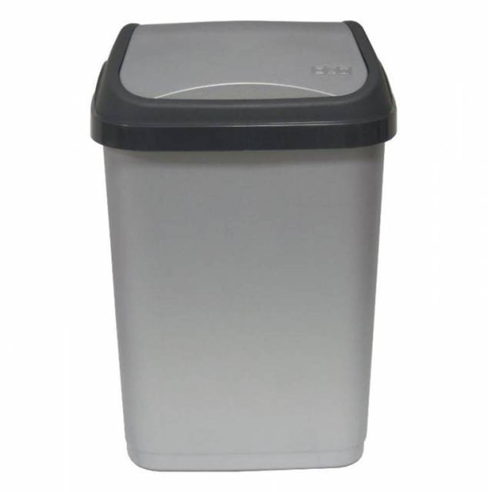 Kinekus Kôš na odpad preklápací 10 l, plastový, BIN, sivý, značky Kinekus
