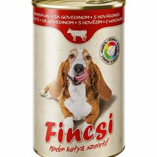Konzerva/krmivo pre dospelých psov FINCSI 1240g, hovädzie