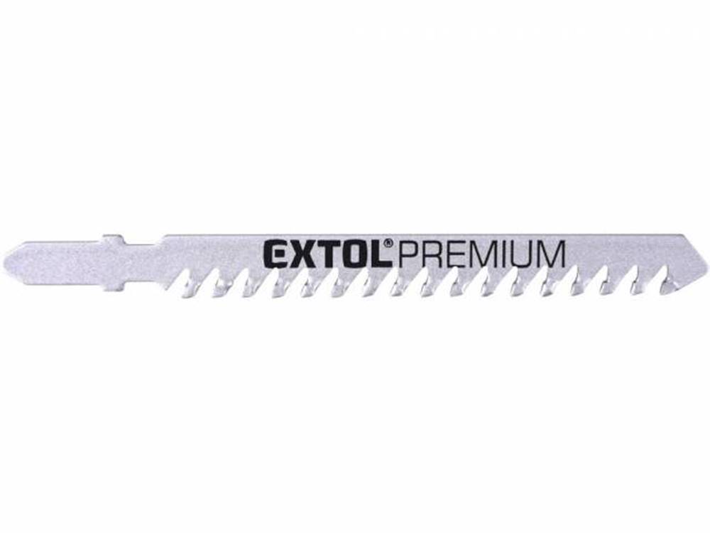 EXTOL PREMIUM plátky do přímočaré pily s SK zuby 3ks 100x1,5mm, značky EXTOL PREMIUM
