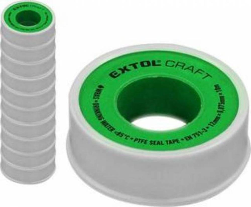 EXTOL CRAFT Páska teflón. 12mmx10m hr. 0,075mm, značky EXTOL CRAFT