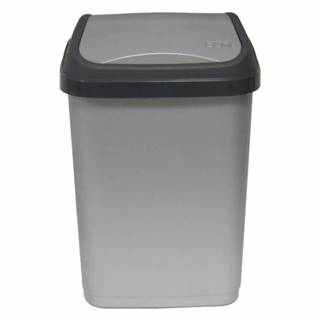 Kinekus Kôš na odpad preklápací 25 l, plastový, SWANTJE, sivý, značky Kinekus