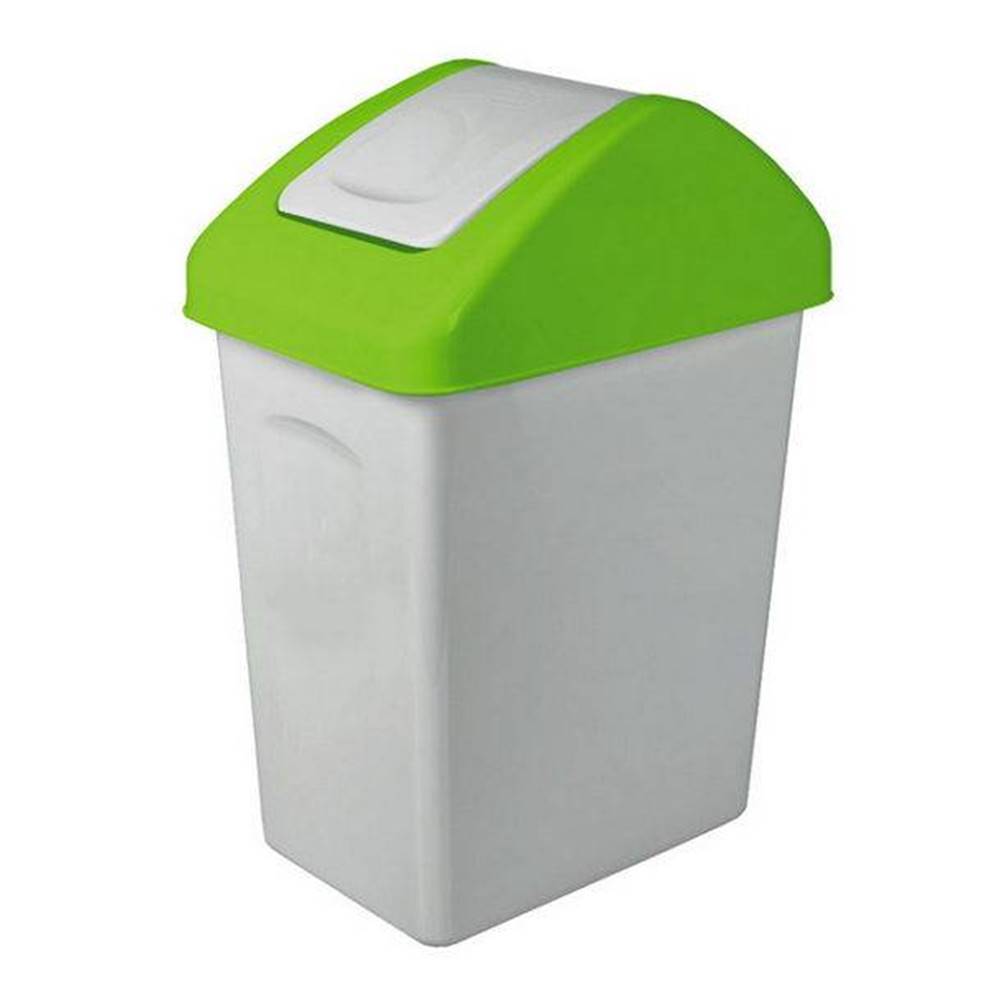 Kinekus Kôš na odpad plastový, 25l SWING zeleno - sivý, značky Kinekus