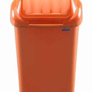 Kinekus Kôš na odpad vyklápací 15 l, plastový, FALA, oranžový, značky Kinekus