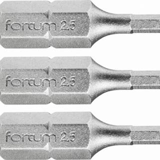 FORTUM Bity IMBUS H2.5x25mm, 3ks, S2, značky FORTUM