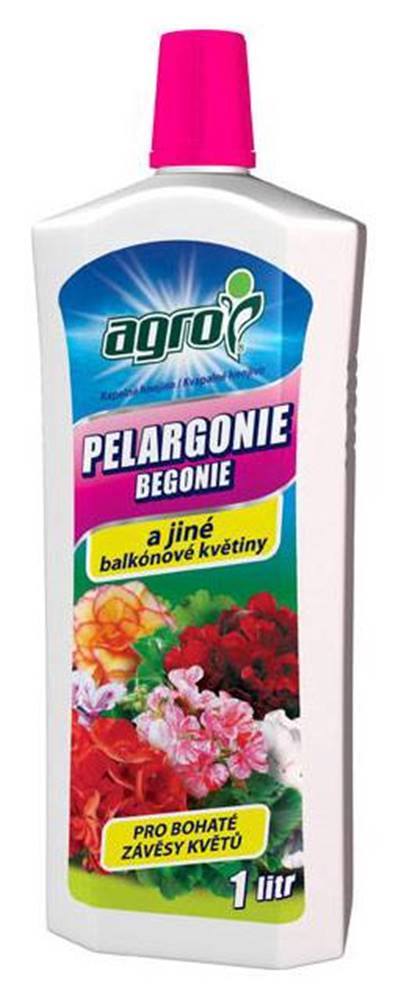 AGRO Hnojivo na balkónové kvety, tekuté, 1l,, značky AGRO