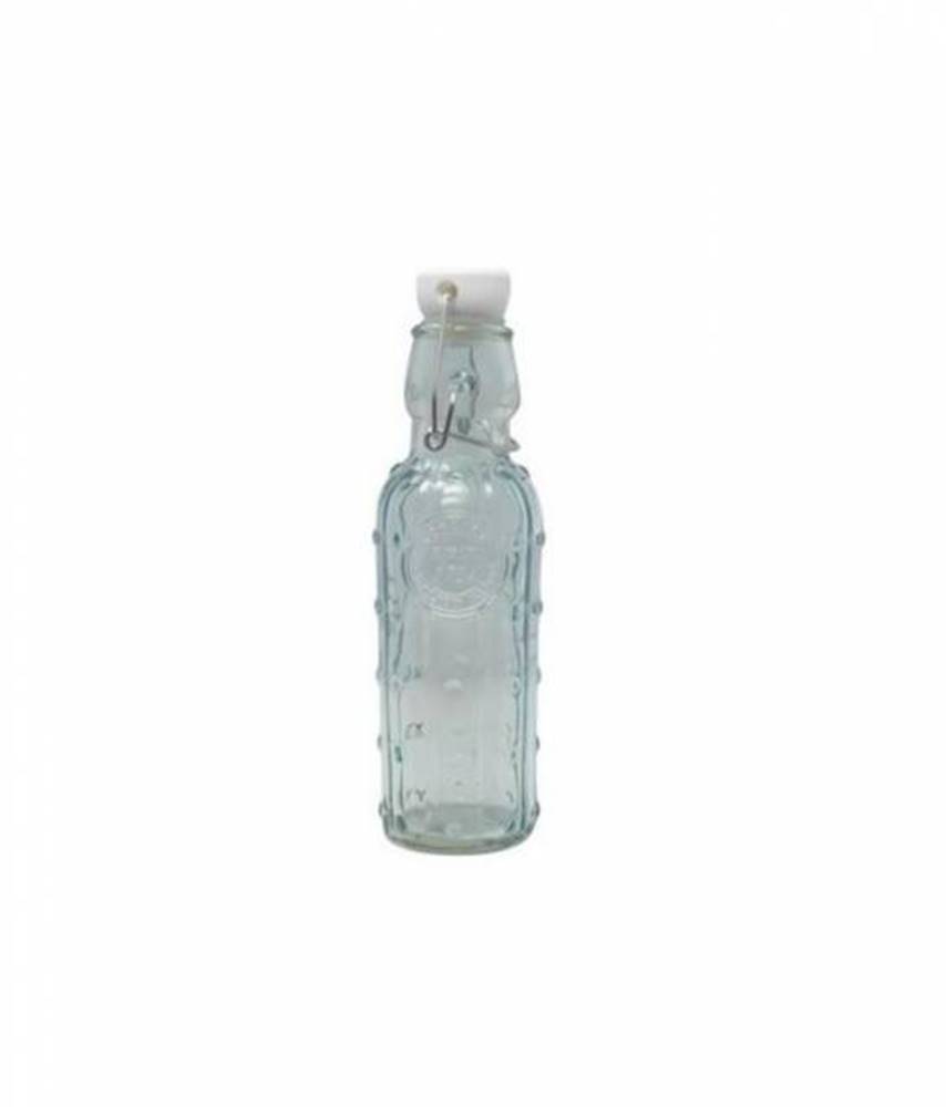 Kinekus Fľaša sklenená 250ml, s patentným uzáverom, okrúhla, značky Kinekus