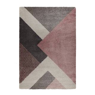 Flair Rugs Ružovo-sivý koberec  Zula, 120 × 170 cm, značky Flair Rugs