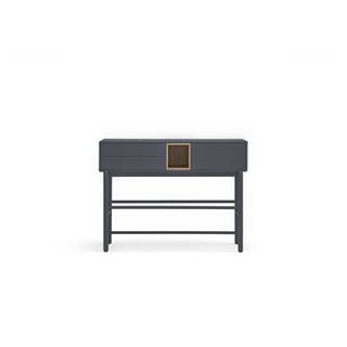 Tmavosivý konzolový stolík 35x120 cm Corvo - Teulat