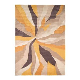 Flair Rugs Žltý koberec  Splinter, 160 x 220 cm, značky Flair Rugs