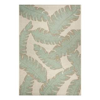 Ragami Zeleno-béžový vonkajší koberec  Leaf, 70 x 140 cm, značky Ragami