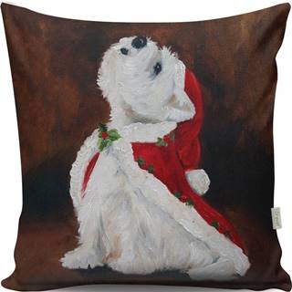 Vankúš Christmas Dog, 43  ×  43 cm