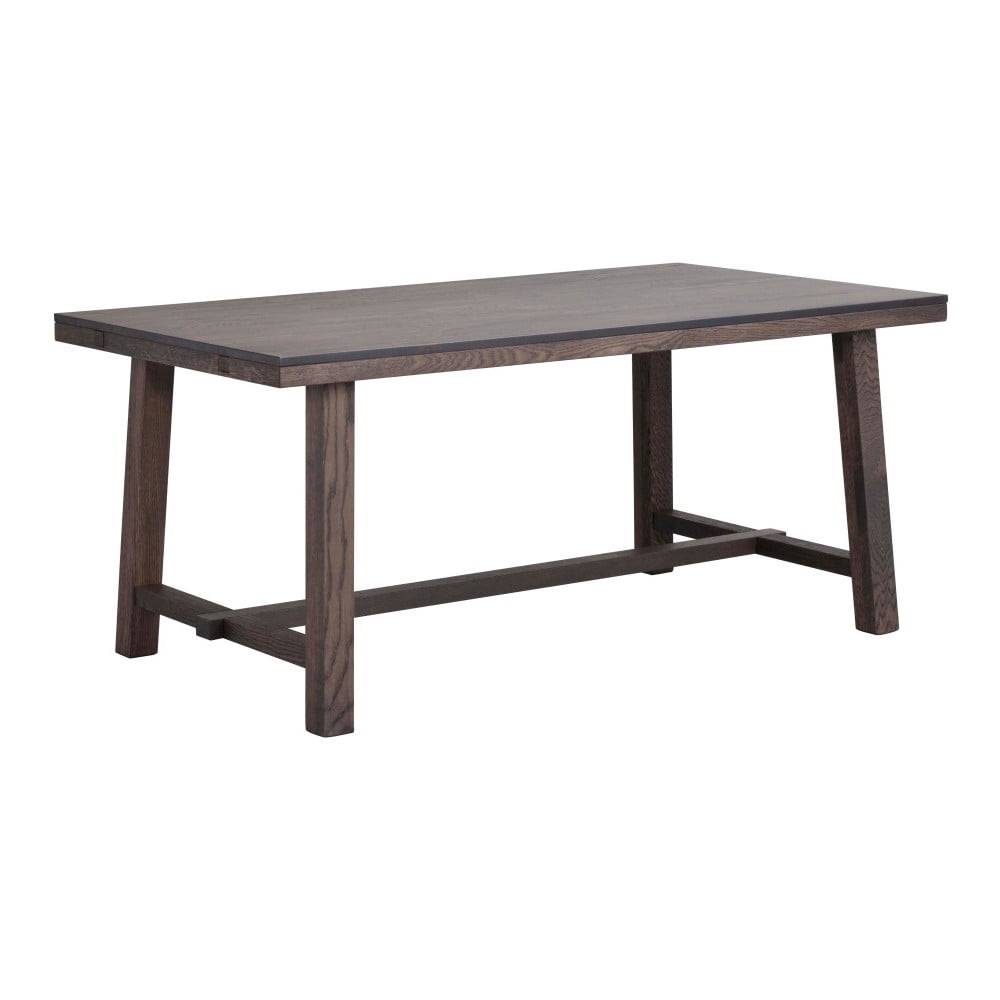 Rowico Tmavohnedý dubový jedálenský stôl  Brooklyn, 170 x 95 cm, značky Rowico