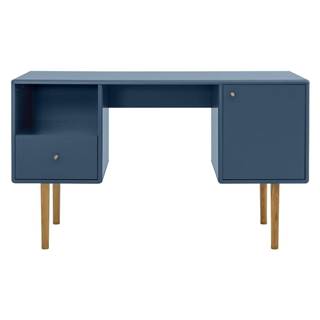 Modrý pracovný stôl 130x50 cm Color Living - Tom Tailor for Tenzo