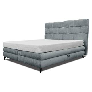 Sconto Čalúnená posteľ PLAVA sivá, 140x200 cm, značky Sconto