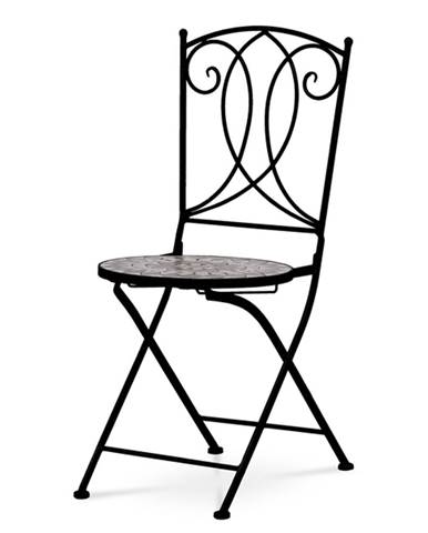 Záhradná stolička JADEN čierna