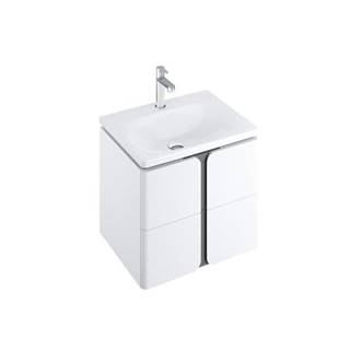 Kúpeľňová skrinka pod dosku Ravak Balance 50x50x46 cm biela lesk