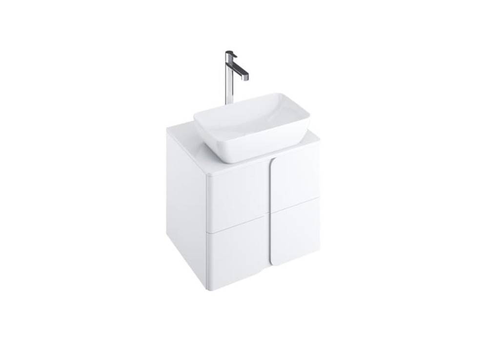 Ravak Kúpeľňová skrinka pod dosku  Balance 60x50x46 cm biela lesk, značky Ravak